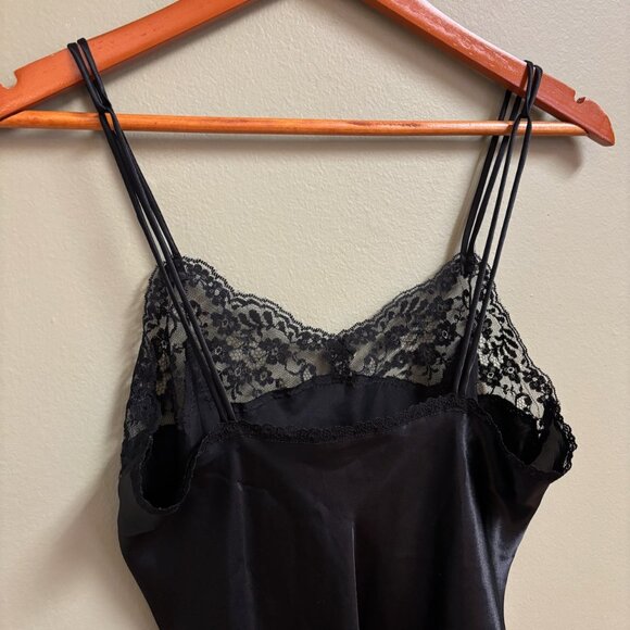 Vintage Victorias Secret Womens Slip Dress Size Small Cami Satin Lace Flirty Y2K - Picture 5 of 12